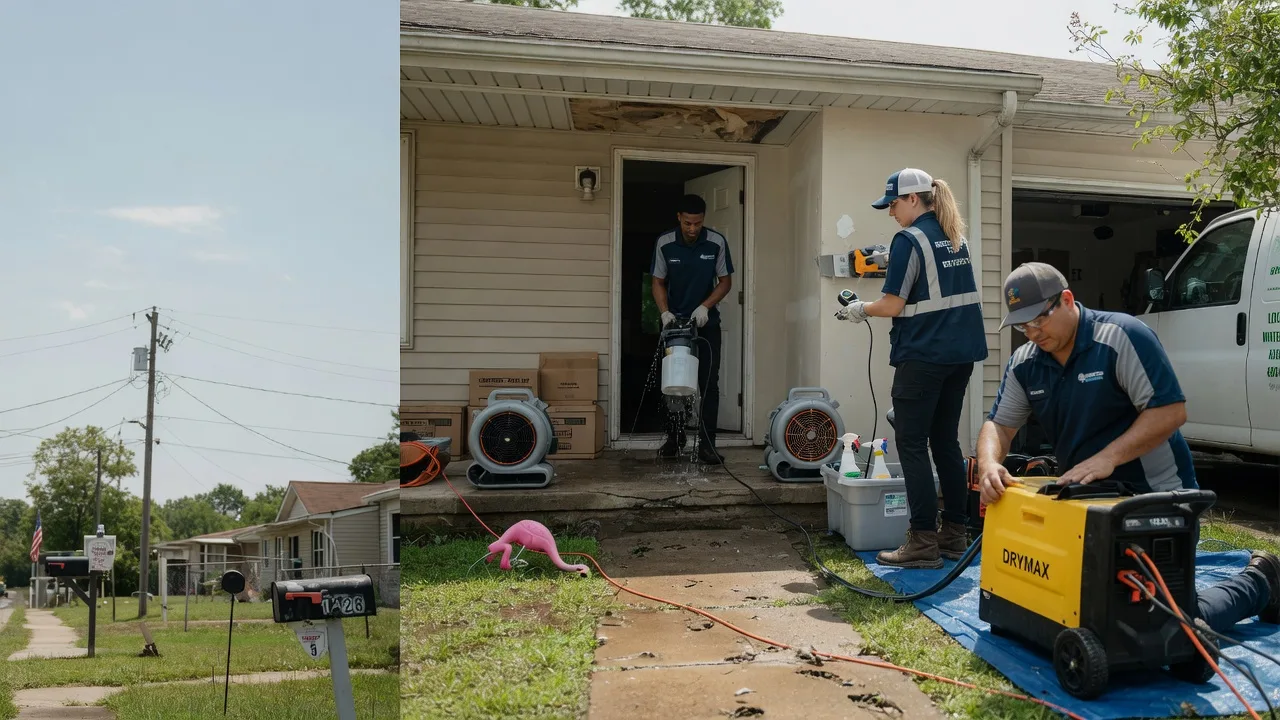 Storm Damage Water Removal in Hamburg, LA near me